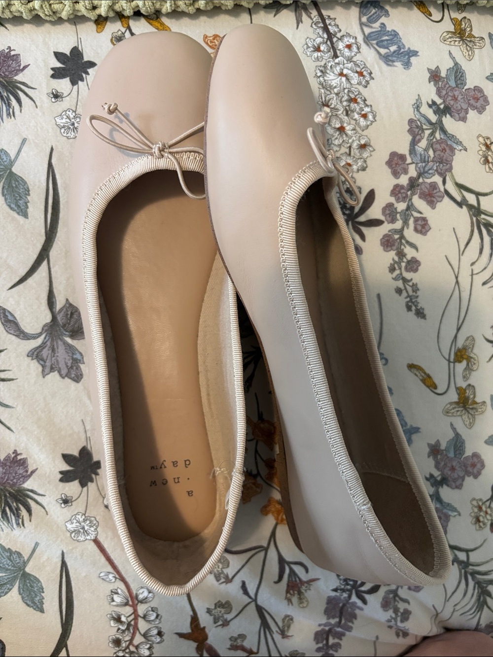 a new day Blush Pink Ballet Flats with Bow